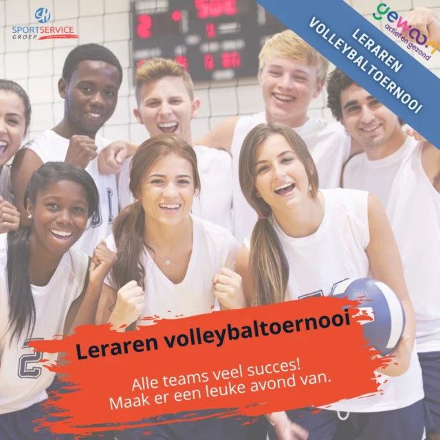 🏐 𝙻𝚎𝚛𝚊𝚛𝚎𝚗 𝚟𝚘𝚕𝚕𝚎𝚢𝚋𝚊𝚕𝚝𝚘𝚎𝚛𝚗𝚘𝚘𝚒 🏐

Vanavond is het zover! Verschillende scholen gaan de strijd aan in het jaarlijkse volleybaltoernooi voor de leraren 🏐💪 

20 fanatieke en gezellige teams zijn er klaar voor! Wil je thuis je favoriete team in de gaten houder? Dat kan! Via deze link kun je de uitslagen volgen https://www.tournify.nl/live/lerarenvolleybal2025/team 🔗

#LerarenVolleybaltoernooi #SamenSporten #Gezellig #SportserviceGroep